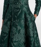 Emilia Wickstead Capucine floral cloqué midi dress