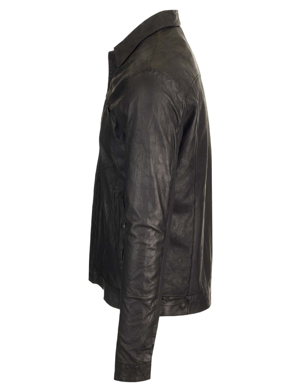 Giorgio Brato Jacket Brushed Vegetal Lamb Leather