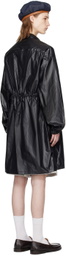 AFTER PRAY Black Military Coat