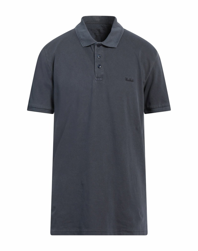 Photo: Woolrich Mens Polo shirt Slate in Blue