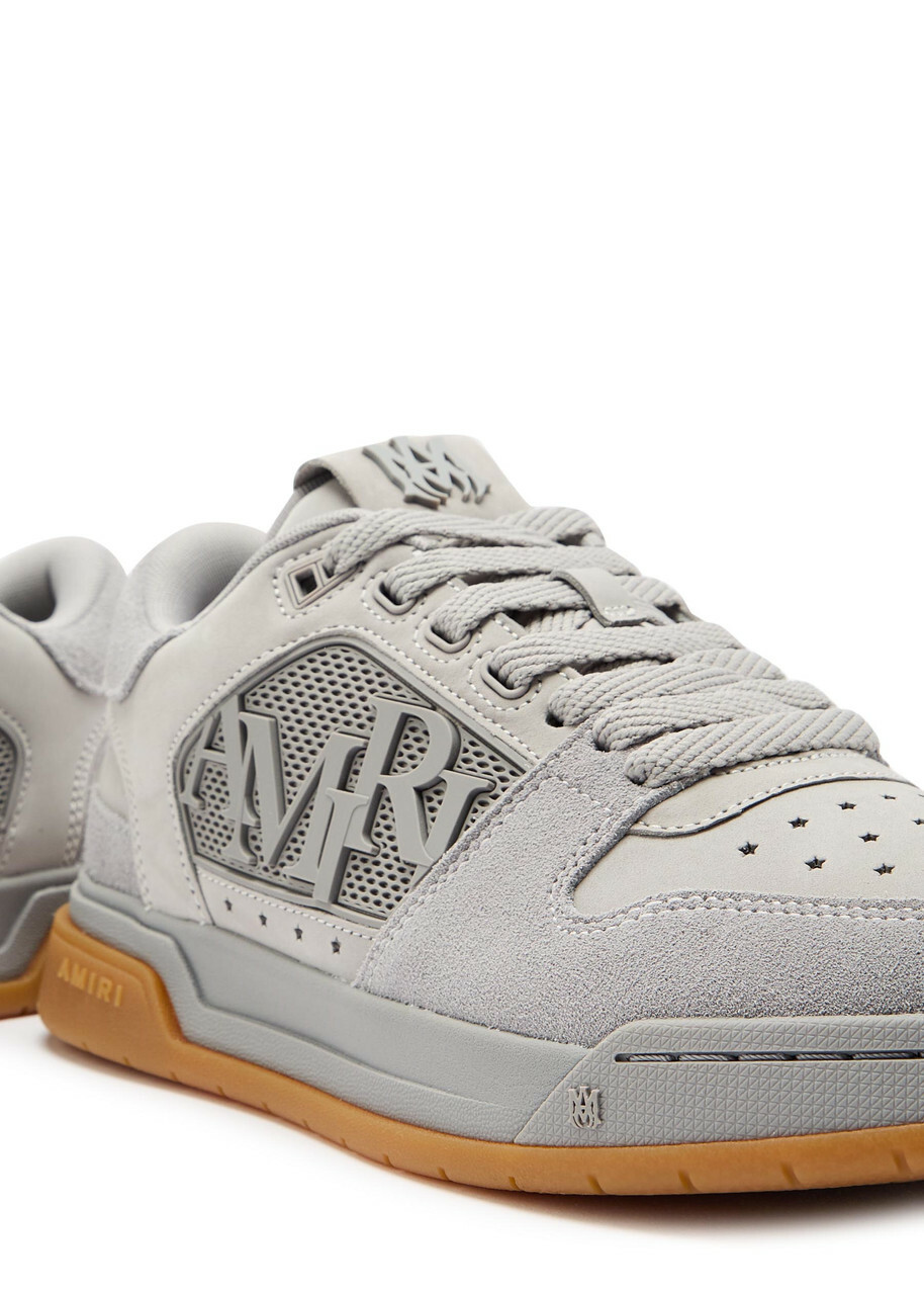 Amiri Classic Logo-appliquéd Suede Sneakers Grey