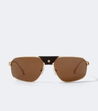 Cartier Eyewear Collection Santos De Cartier aviator sunglasses