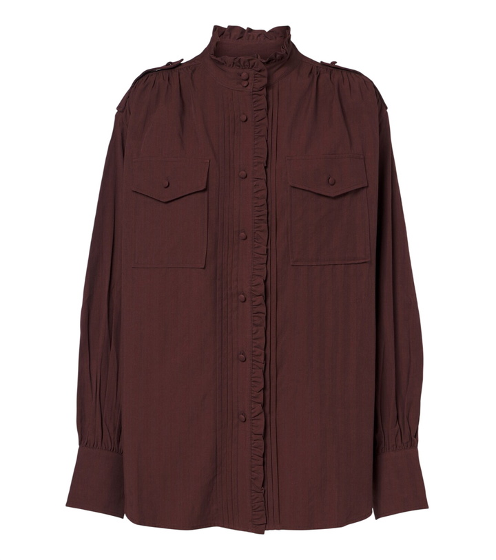 Photo: Xu Zhi Ruffled oversized blouse