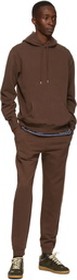 Sunspel Brown Loopback Lounge Pants