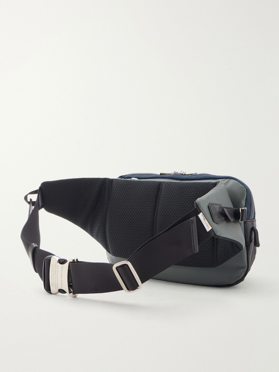 Master-Piece - Leather-Trimmed CORDURA® Twill Belt Bag