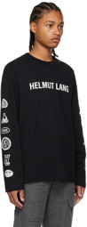 Helmut Lang Black Societas Long Sleeve T-Shirt