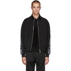 Dsquared2 Black Cady Zip-Up Jacket