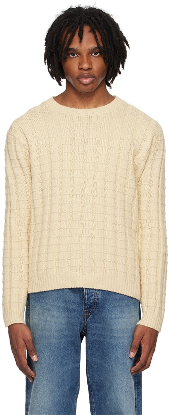 Photo: Sunflower Off-White Angle Sweater