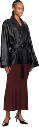 TOVE Black Zoya Leather Jacket