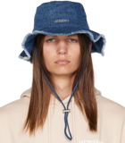 Jacquemus Blue Le Chouchou 'Le Bob Artichaut' Beach Hat