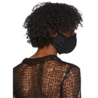 Ann Demeulemeester SSENSE Exclusive Black Logo Charm Mask