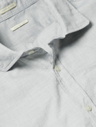 Massimo Alba - Canary Cotton and Cashmere-Blend Shirt - Blue