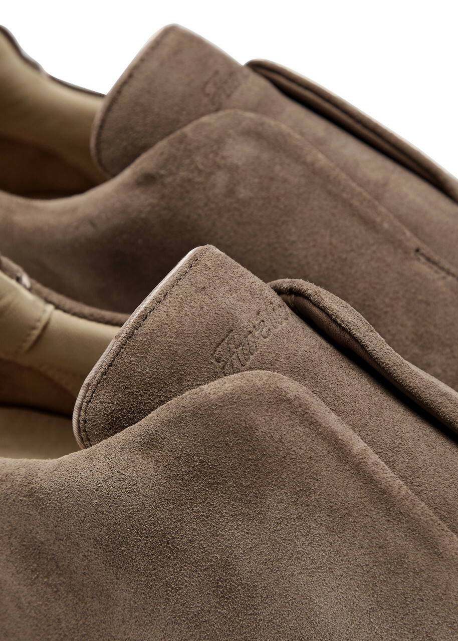 Aurélien Aur3 Suede Sneakers Brown