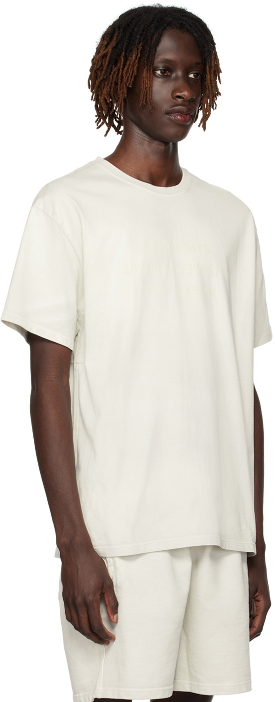 Saturdays NYC Gray Coordinates T-Shirt
