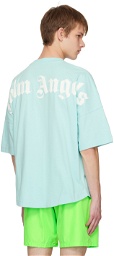 Palm Angels Blue Oversized T-Shirt