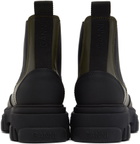 GANNI Green Low Chelsea Boots