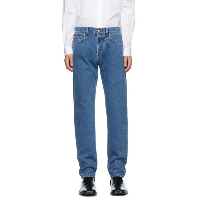 Photo: Versace Blue Slim-Fit Jeans