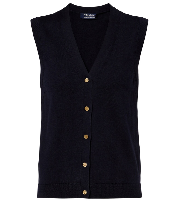 Photo: 'S Max Mara Cotton and silk vest