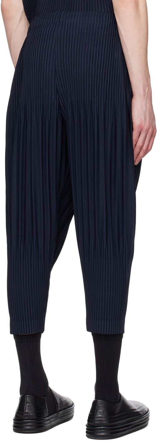 HOMME PLISSÃ ISSEY MIYAKE Navy Basics Trousers Homme Plisse Issey Miyake