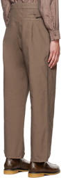 Lemaire Brown Trench Trousers