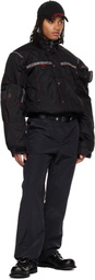 Martine Rose Black Bumbag Jacket