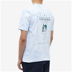 Café Mountain Men's Clubhouse T-Shirt in Sky Dye