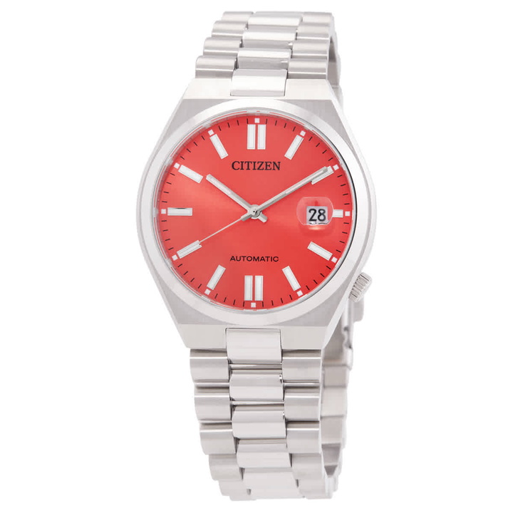 Photo: Citizen Tsuyosa Automatic Blazing Red Dial Mens Watch NJ0158-89W