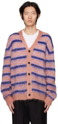 Marni Pink & Purple Striped Cardigan