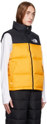 The North Face Black & Yellow 1996 Retro Nuptse Down Vest