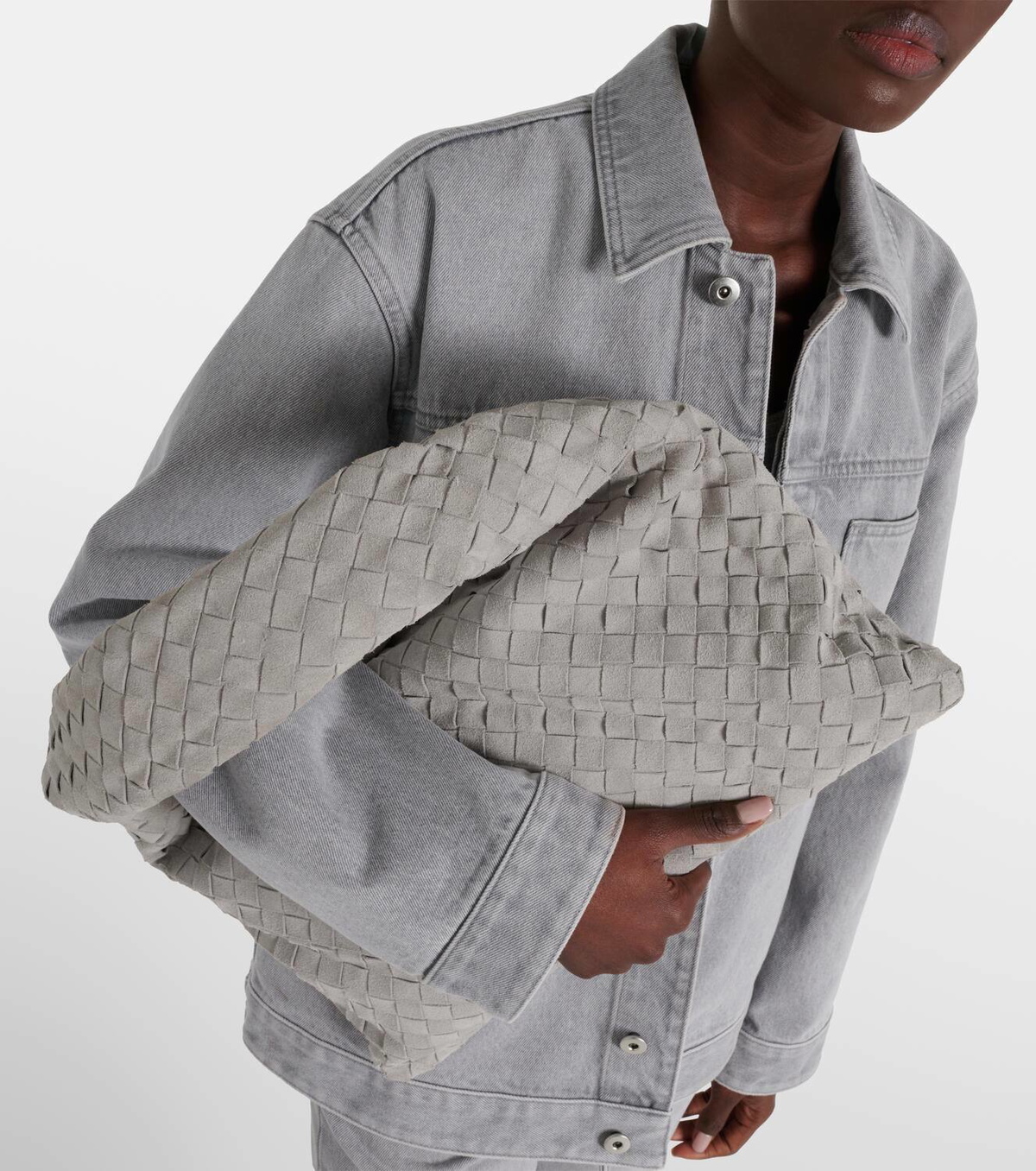 Bottega Veneta Hop Medium suede tote bag Bottega Veneta