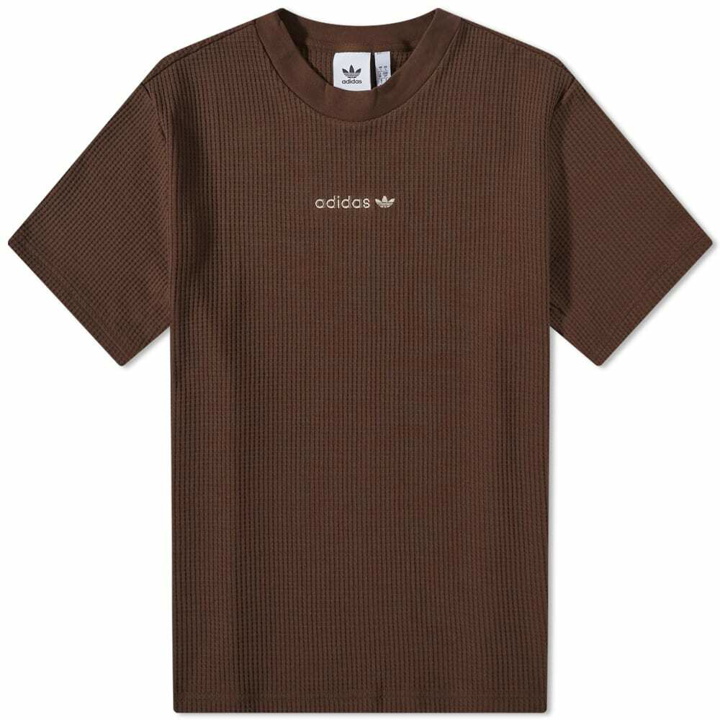 Photo: Adidas Men's Waffle T-Shirt in Brown