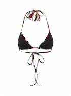 PUCCI Disappering Logo Triangle Bikini Top