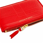 Comme des Garçons SA8100LS Intersection Wallet in Red