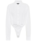 Y/Project Cotton-poplin bodysuit