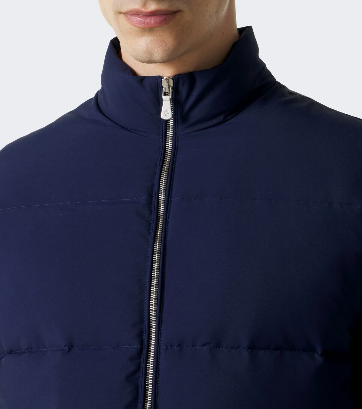 Eleventy Wool-blend down jacket