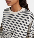 Velvet Isabelle striped cotton jersey sweatshirt
