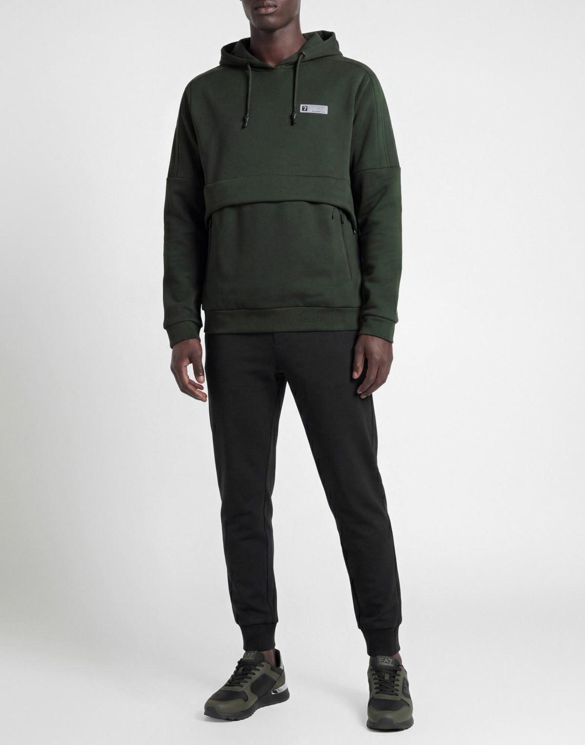 Ea7 Mens Sweatshirt Dark in Green
