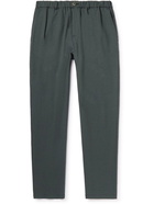 A Kind Of Guise - Straight-Leg Cotton-Blend Seersucker Trousers - Blue