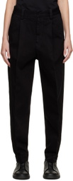 ZEGNA Black Pleated Jeans