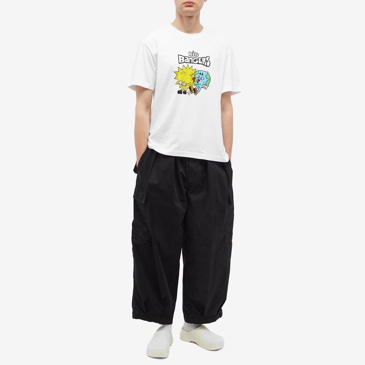Carne Bollente Men's Big Bangers T-Shirt in White Carne Bollente