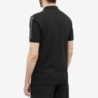Fred Perry Authentic Men's Taped Sleeve Polo Shirt in Black