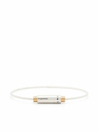 Le Gramme Sterling Silver Le 9g Brushed Cable Bracelet