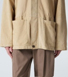 The Row Vilmo suede jacket