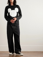 Comme des Garçons SHIRT - Disney Intarsia-Knit Sweater - Black