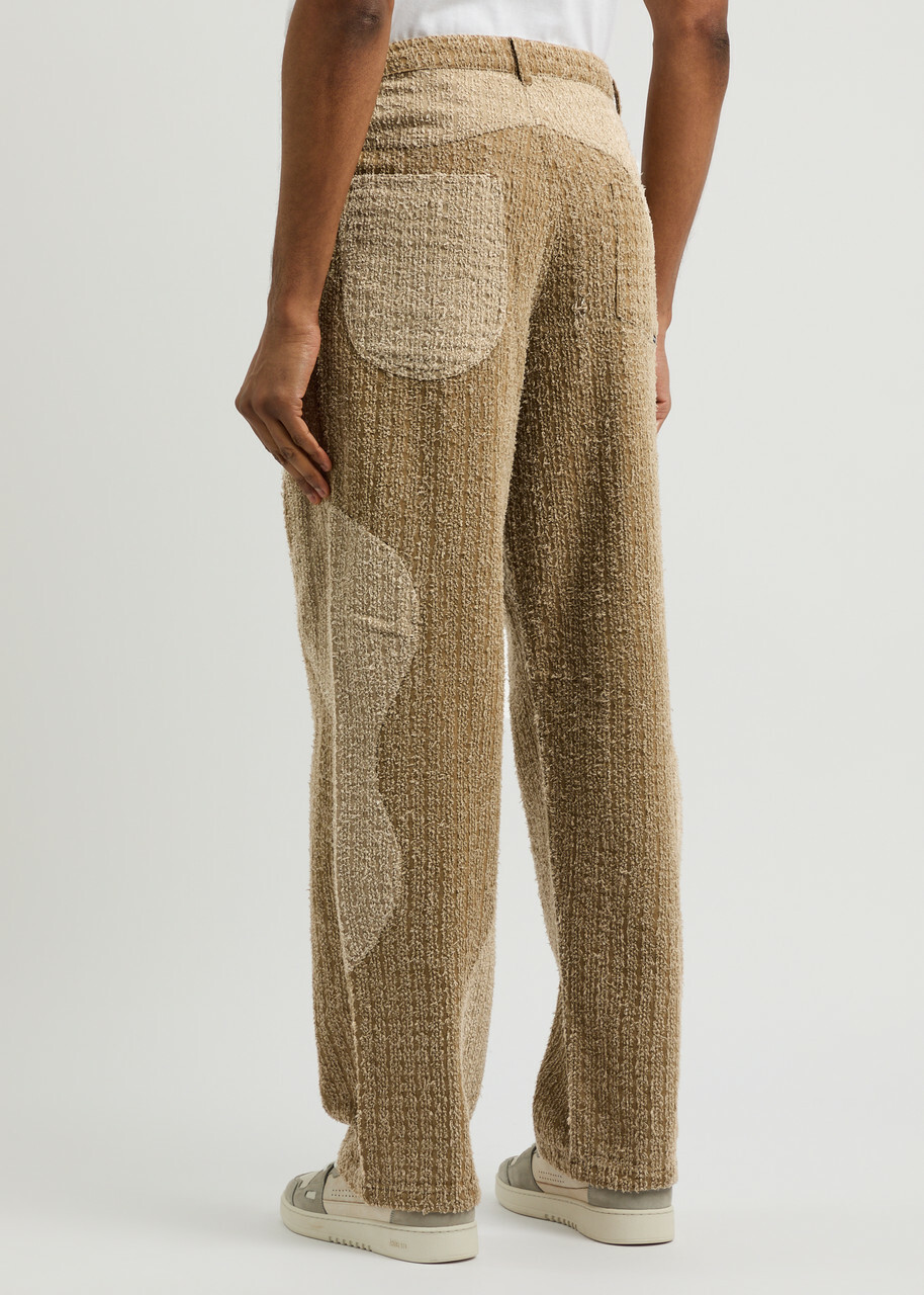 Honor The Gift Groove Distressed Straight-leg Jeans Tan