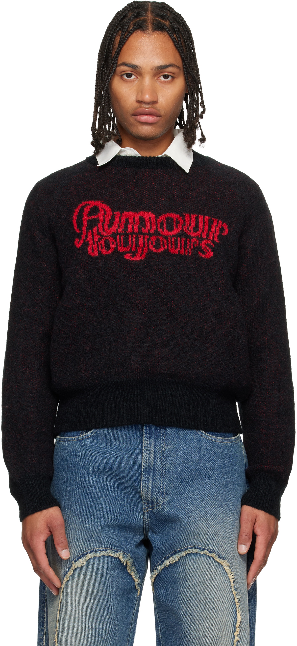 Carne Bollente Beige & Brown B.F.F. Sweater Carne Bollente