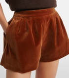 Blazé Milano Tinker cotton velvet shorts