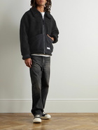 Neighborhood - B-3 Shell-Trimmed Fleece Jacket - Black