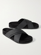 TOM FORD - Wicklow Leather and Suede Sandals - Black