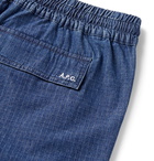 A.P.C. - Kaplan Cotton-Ripstop Drawstring Shorts - Blue